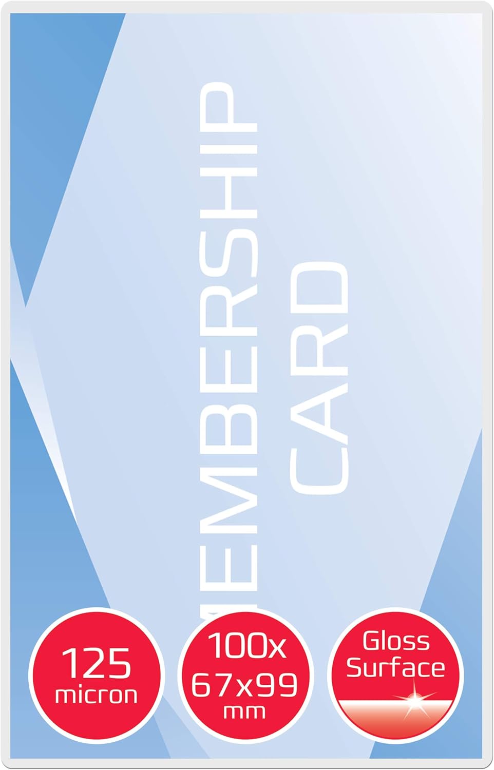 GBC Pouch Badges 125 µm (Pack 100)