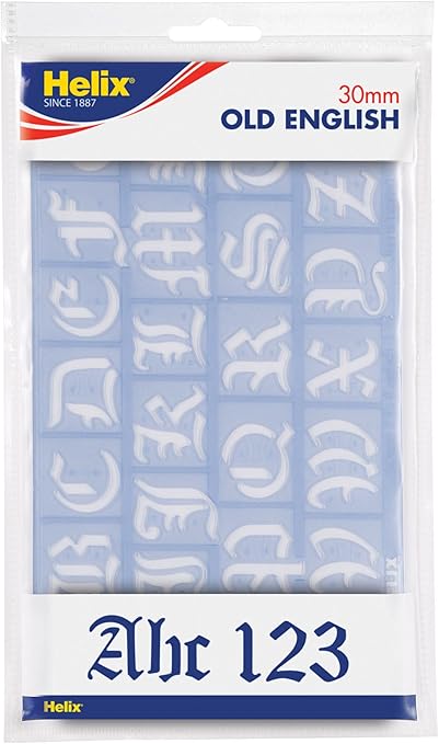 Helix 30Mm Old English Stencil Wallet