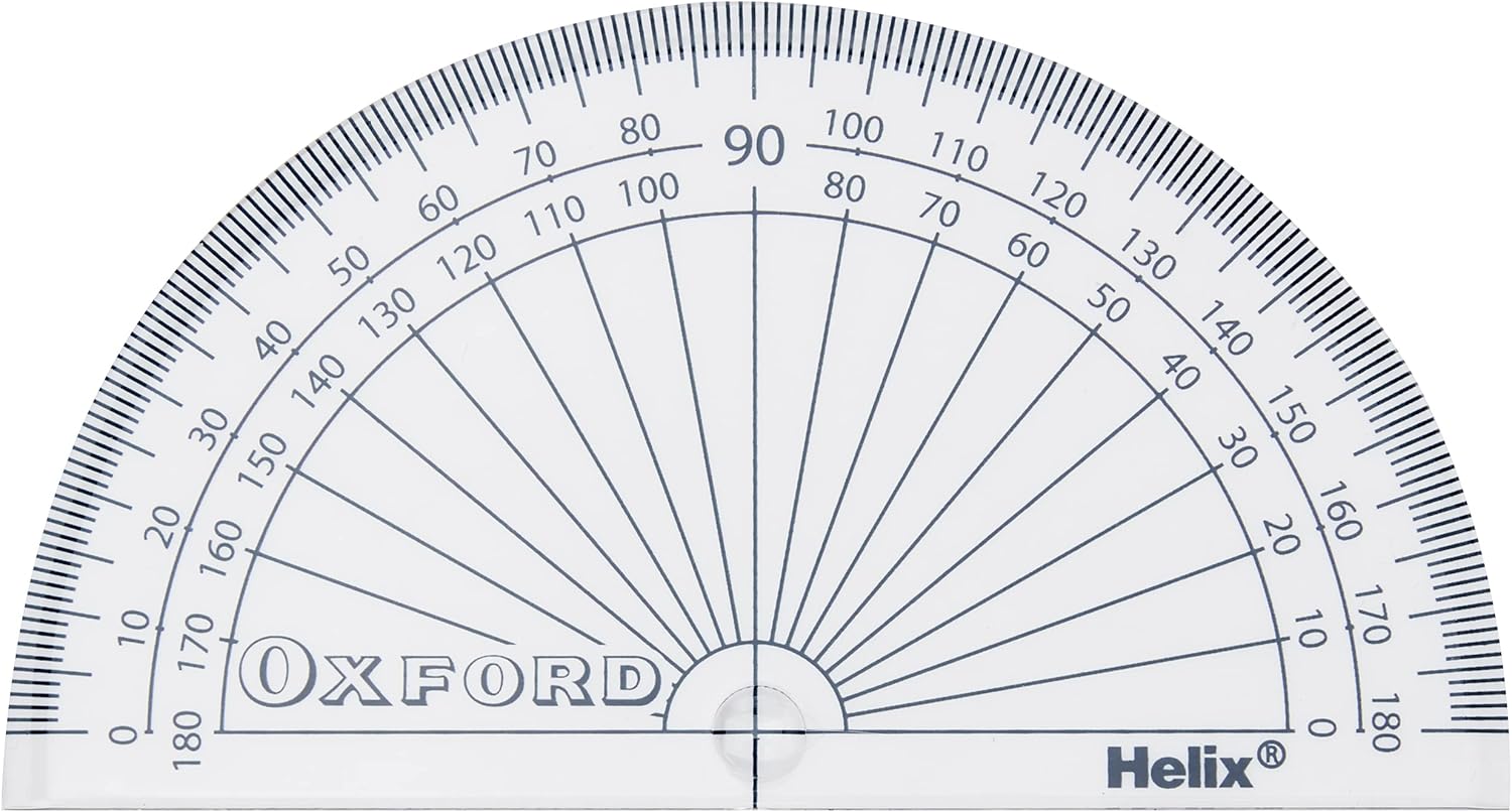 Helix Oxford 180 Degree Protractor