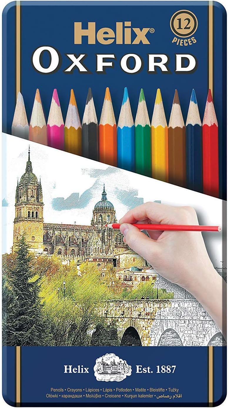 Helix Oxford X 12 Colour Pencils