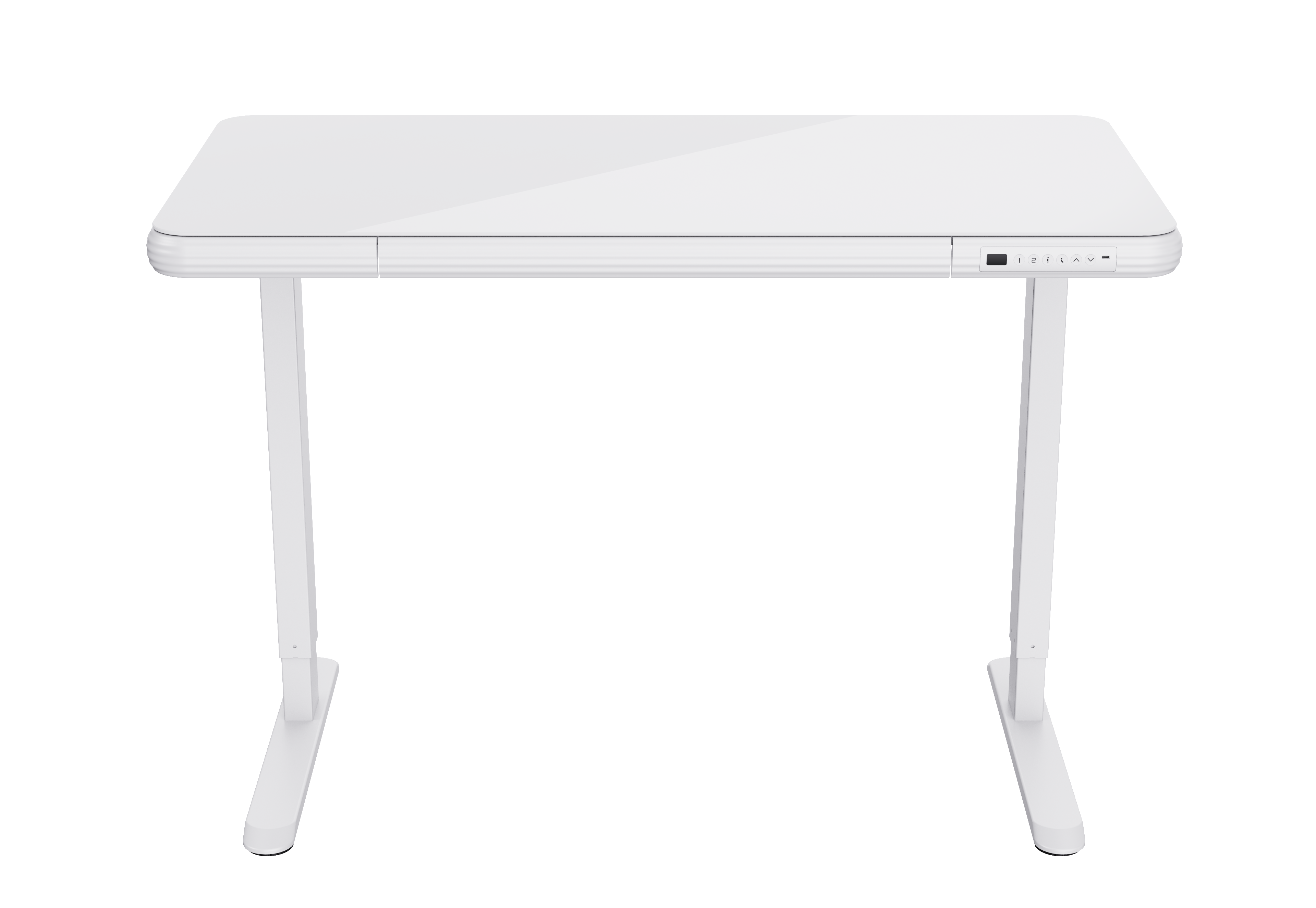 FlexiSpot Standing Desk – Glass Top (UK Plug)