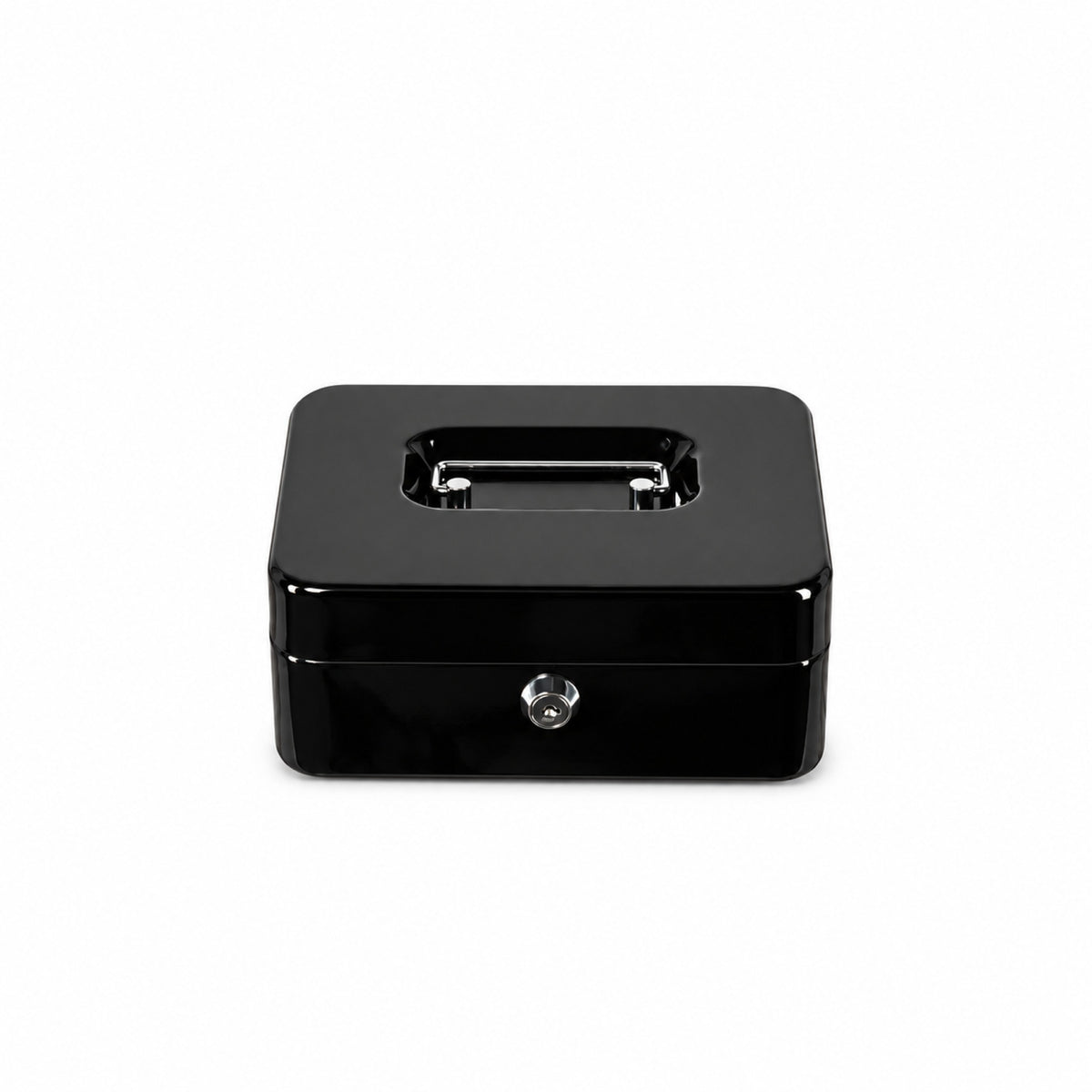 Ashford Safes CB0301 Cash Box (20cm) - Black (key lock) Top - Office R Us