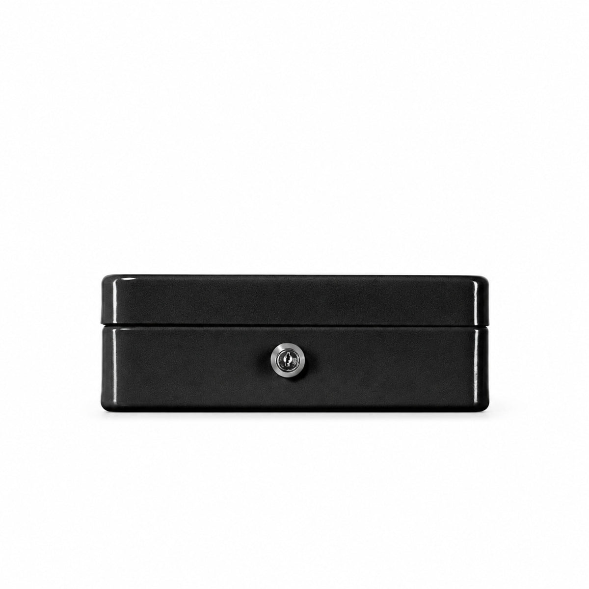 Ashford Safes CB0302 Cash Box (25cm) - Black (key lock) Front - Office R Us