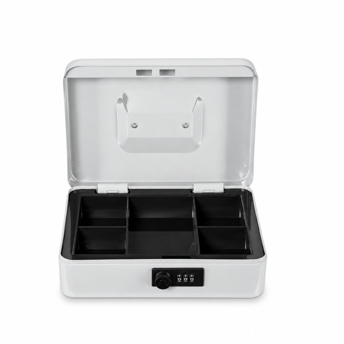 Ashford Safes CB0302 Cash Box (25cm) - Grey (code lock) Open - Office R Us