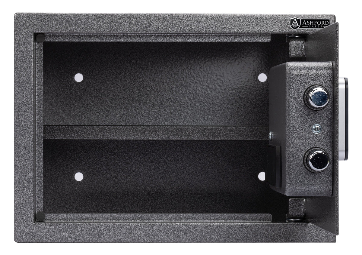 Ashford Safes E0103 Mini Electronic Safe (17cm) - Open Interior - Office R Us