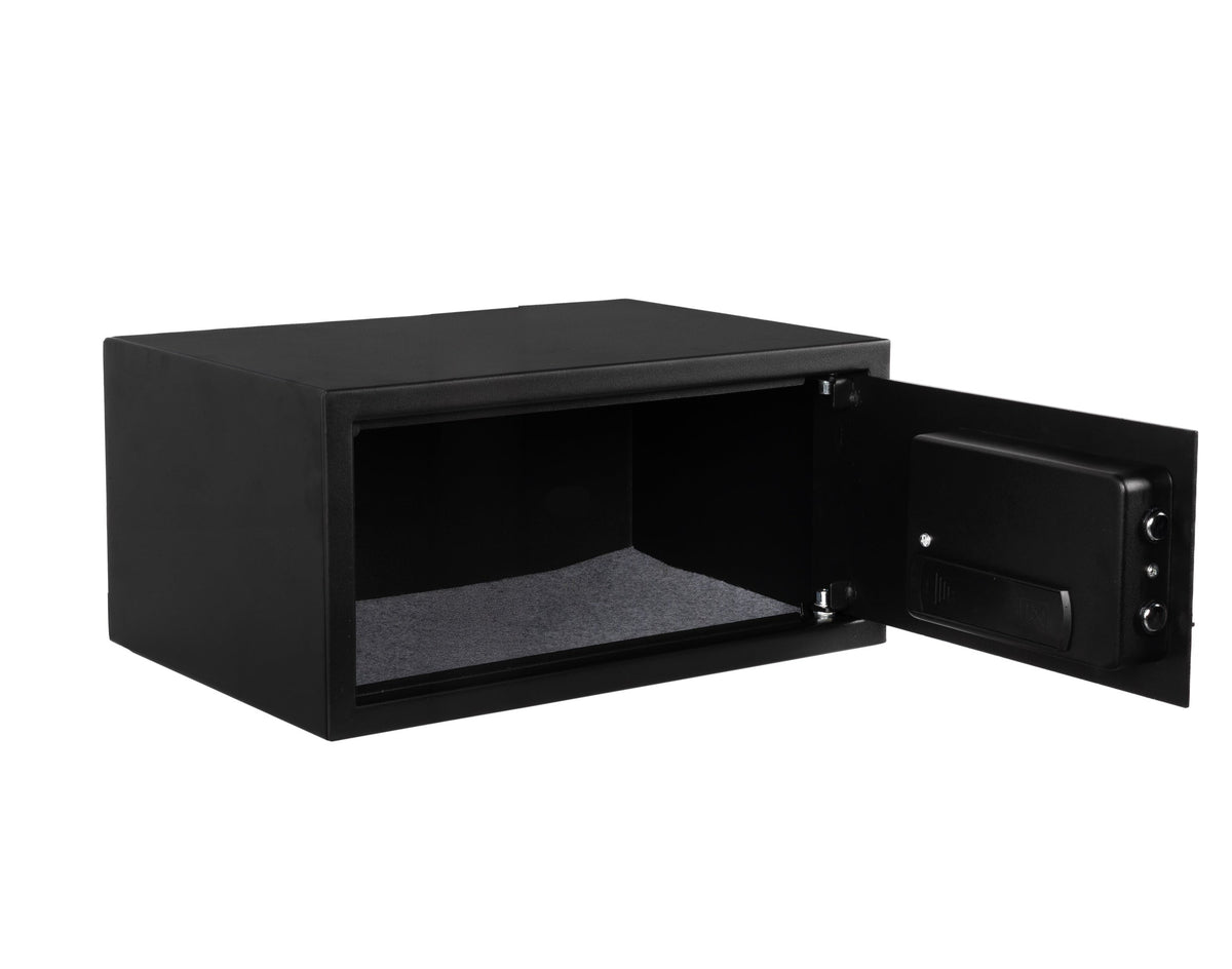 Ashford Safes E174 Electronic Digital Safe (Yale Size) - Open Angle - Office R Us