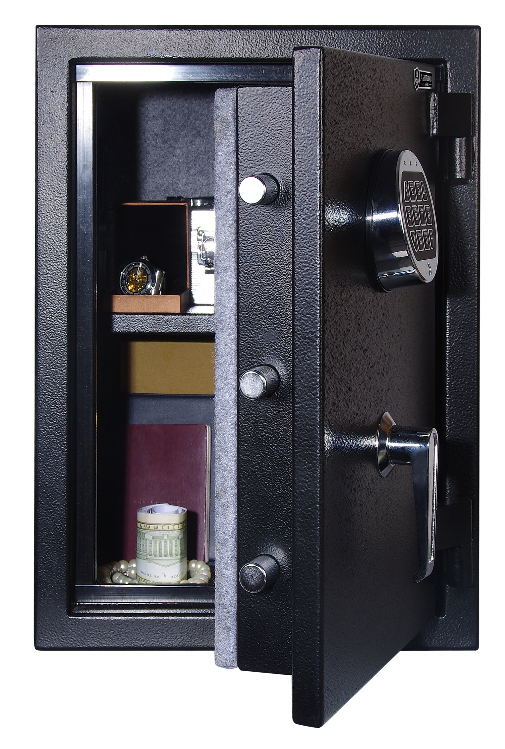 Ashford Safes FP0602E Fireproof Safe (50cm) - Open Angle - Office R Us