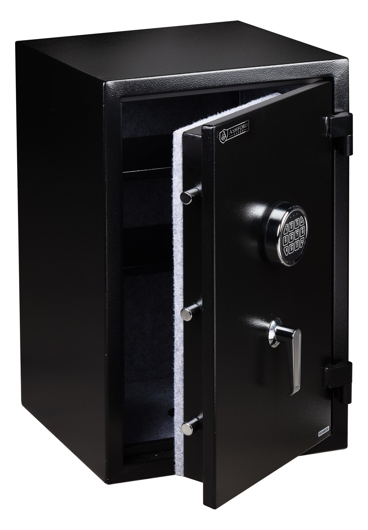 Ashford Safes FP0603E Fireproof Safe (66cm) - Open Angle - Office R Us