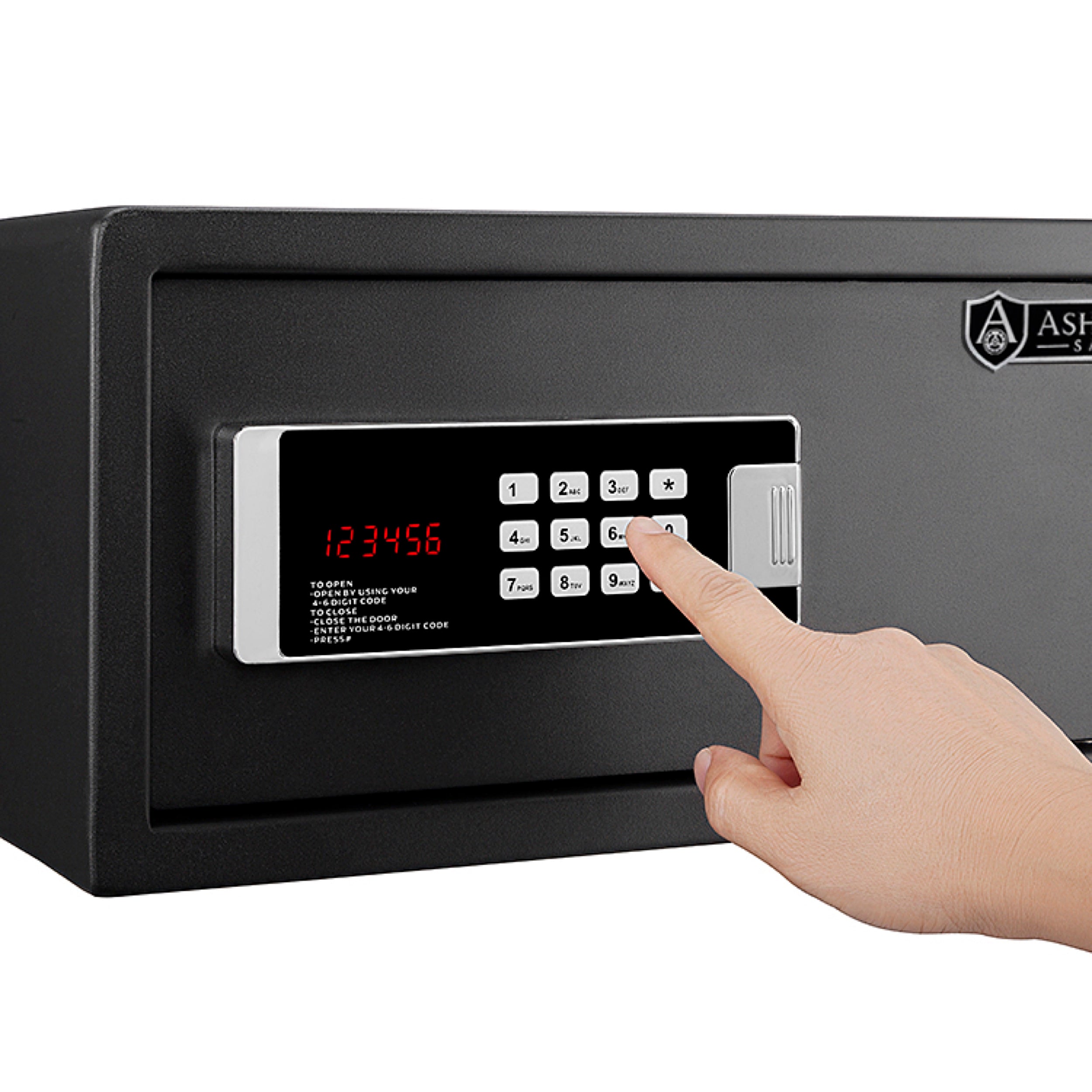 Ashford Safes H2702M Digital Hotel Safe - Keypad Close-up - Office R Us
