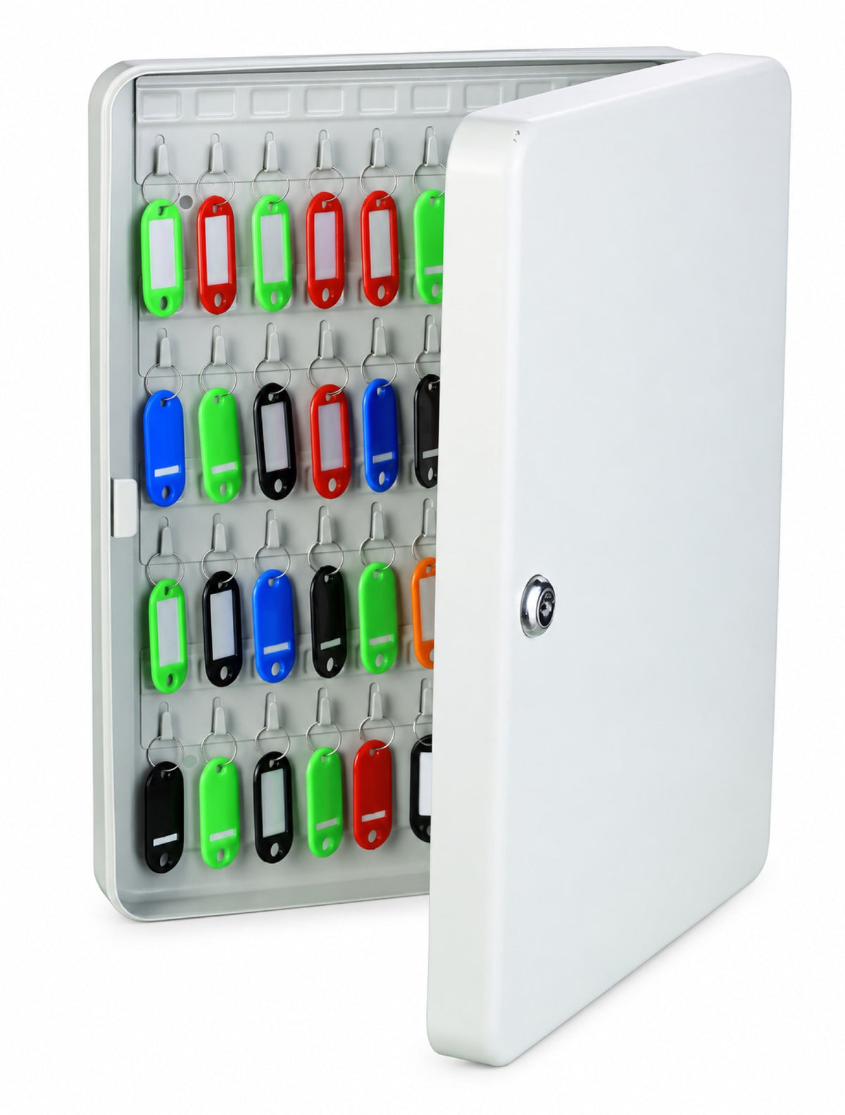 Ashford Safes KB0304K Key Box (93 Keys) - Grey Open Tags - Office R Us