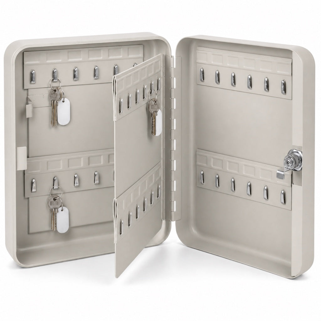 Ashford Safes KB0302K Key Box (48 Keys) - Grey - Office R Us Lagos