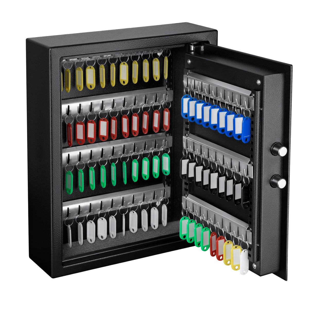 Ashford Safes KS1602E Key Safe (71 Keys) - Open with Keys - Office R Us