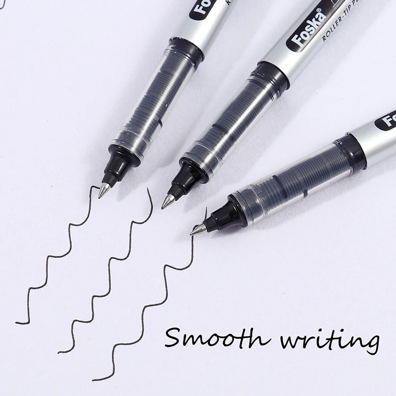 Roller Pen 0.5mm Black Ink – Pack of 3