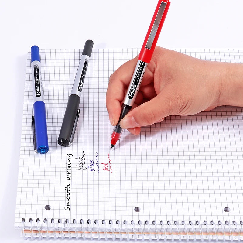 Roller Pen Set 0.5mm – Black, Blue and Red Pack of 3
