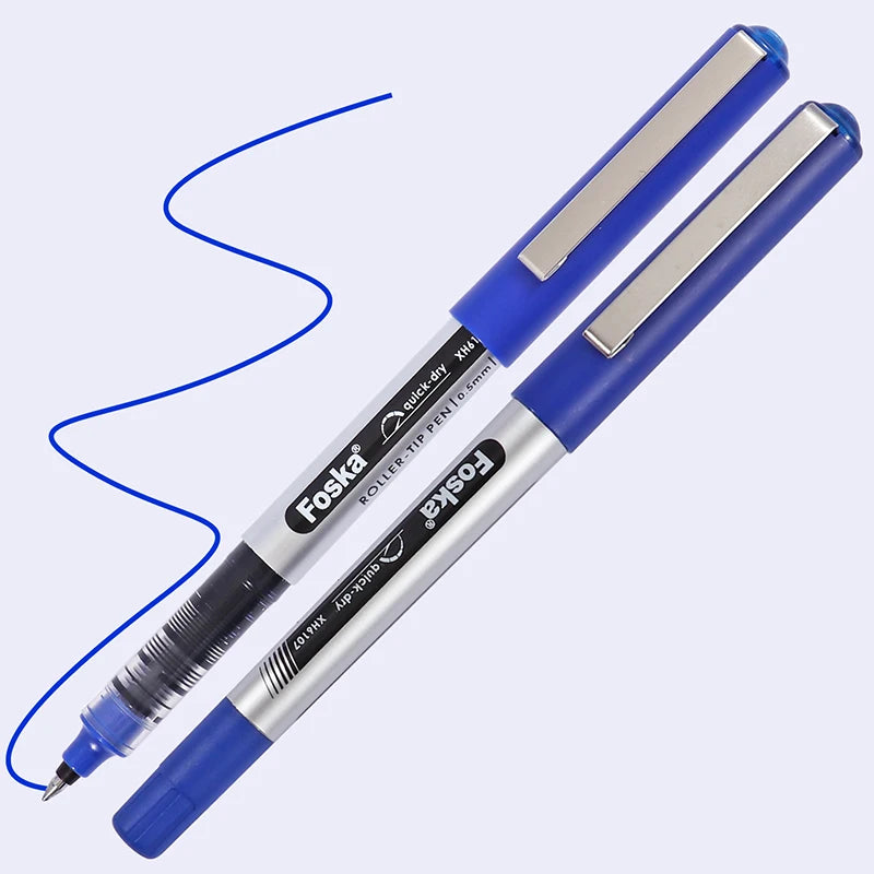 Roller Pen 0.5mm Blue Ink – Pack of 3