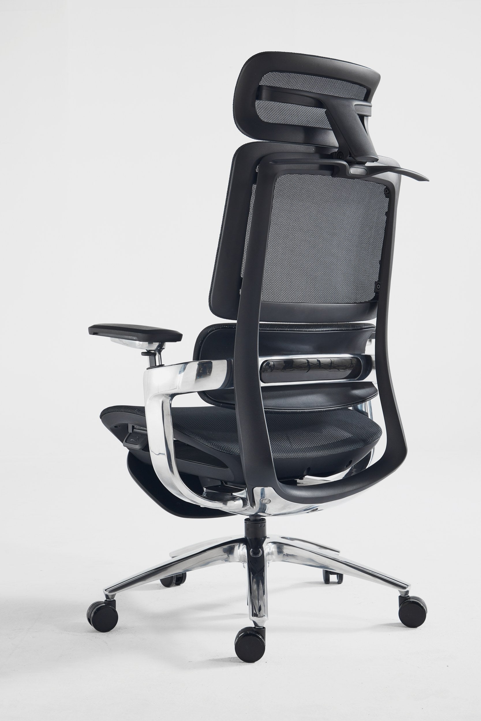 Aria - Executive Chair - Black Mesh Angle - Office R Us