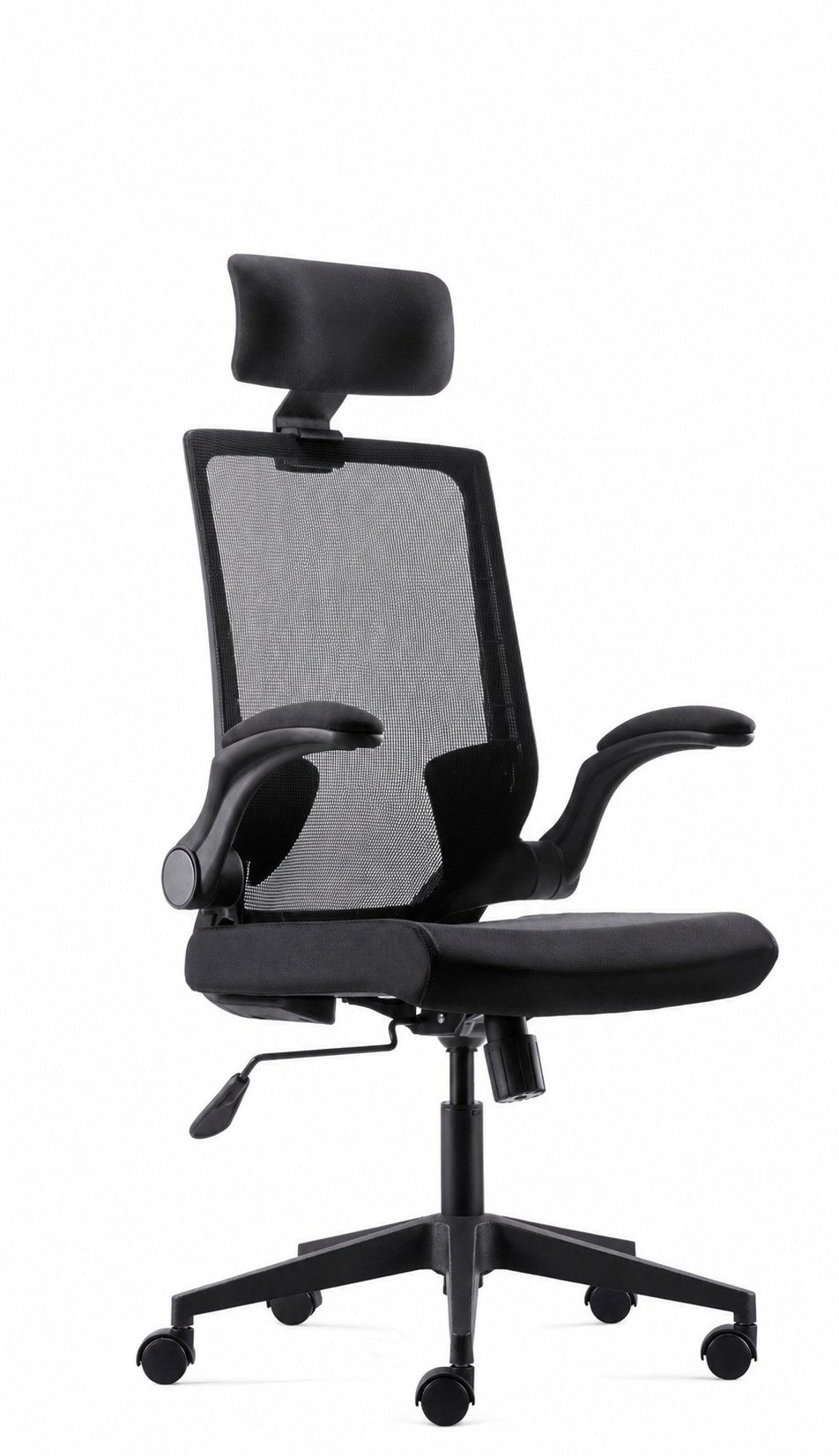 D255(Highback) - Managerial Mesh Chair - Nylon Base Angle - Office R Us