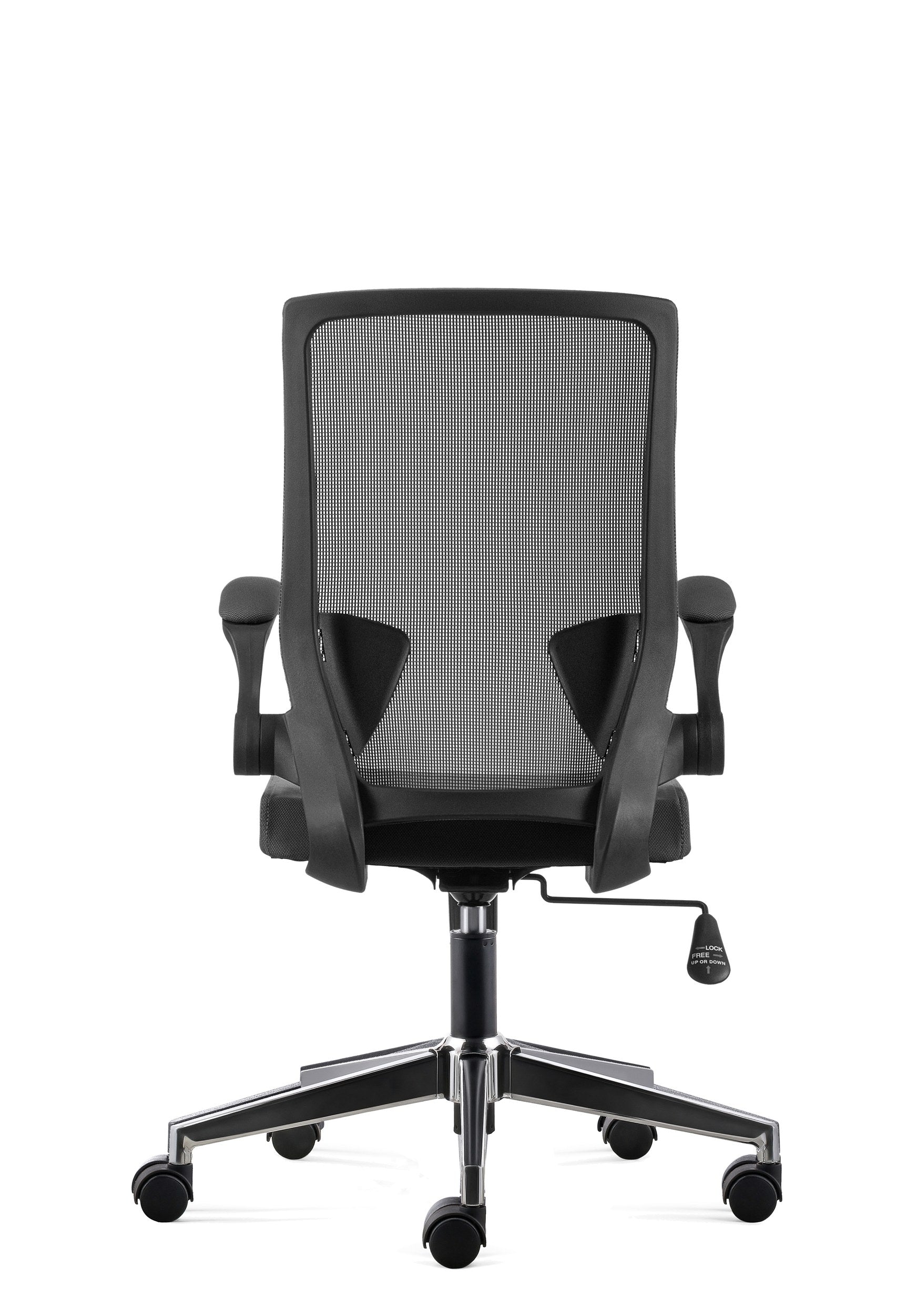 D255 - Task Chair - Chrome Base Angle - Office R Us
