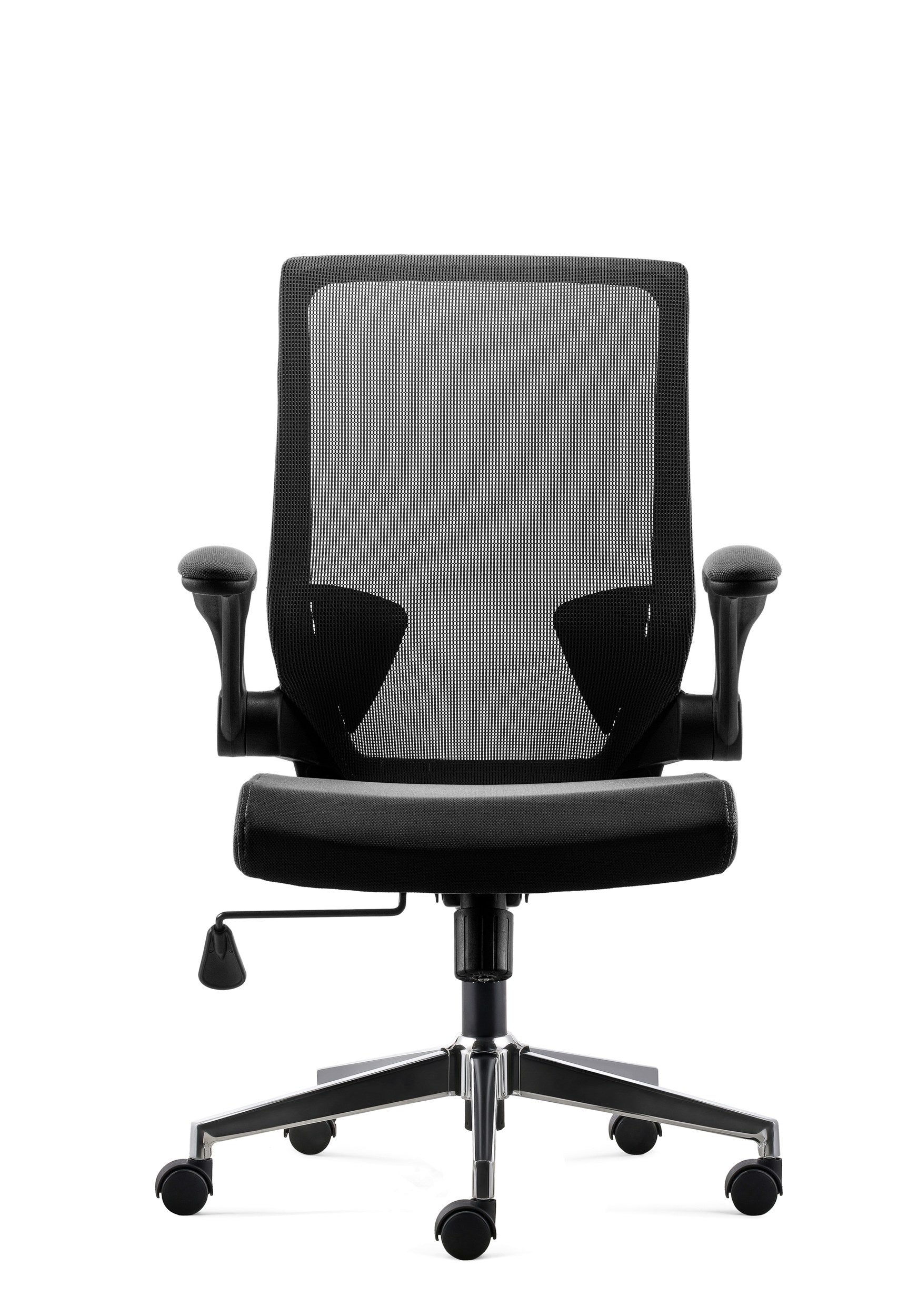 D255 - Task Chair - Chrome Base Front - Office R Us