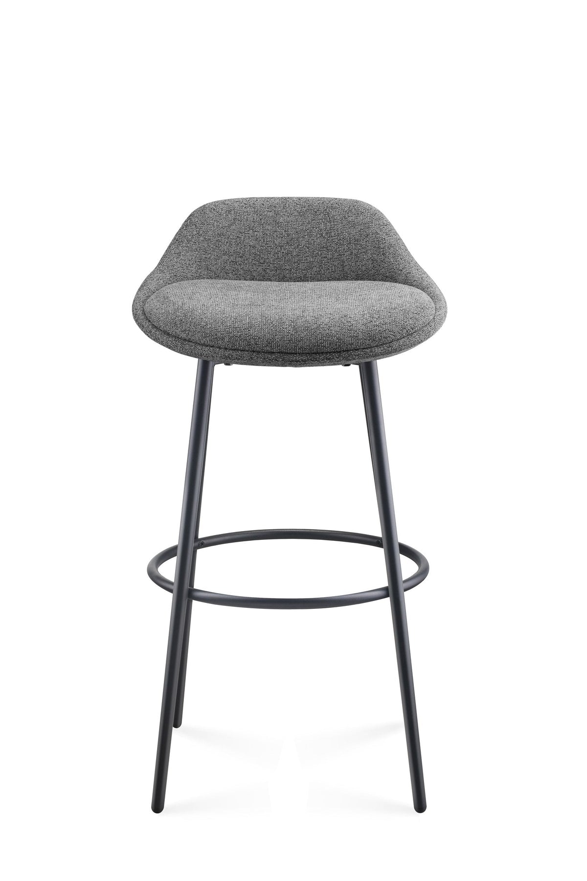 D331 - Bar stool - Grey View 2 - Office R Us