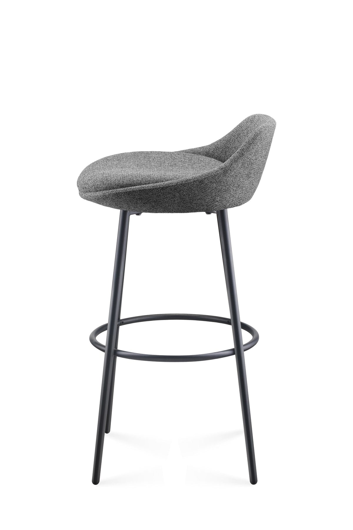 D331 - Bar stool - Grey View 4 - Office R Us