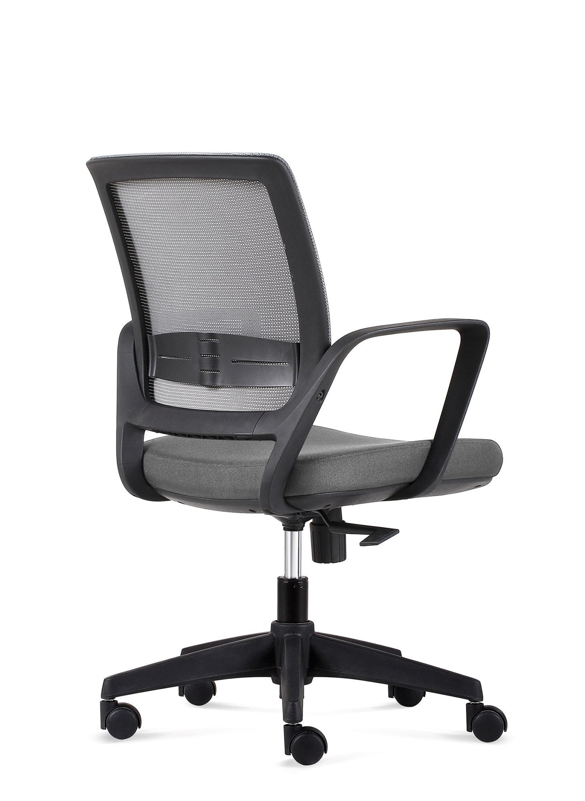 Ease - Task Chair - Grey Back Angle - Office R Us