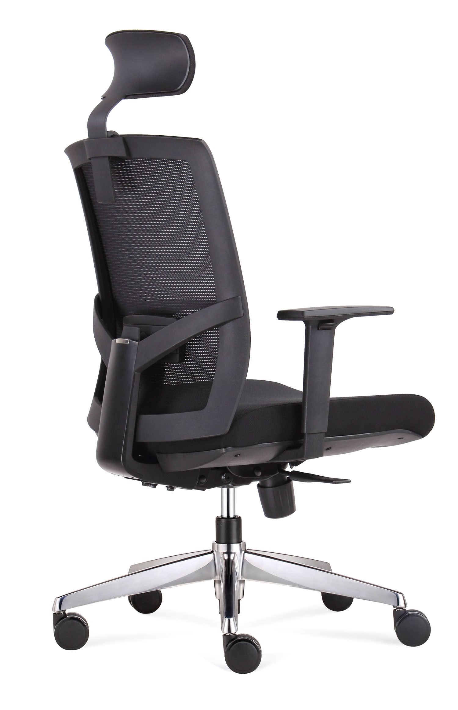 I-FREE - Executive Mesh Chair - Black Angle 2 - Office R Us
