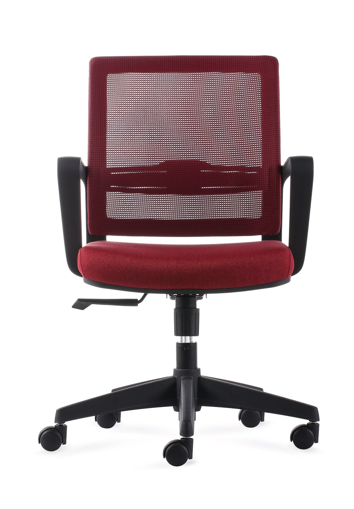 Joy - Task Chair - Burgundy Front - Office R Us