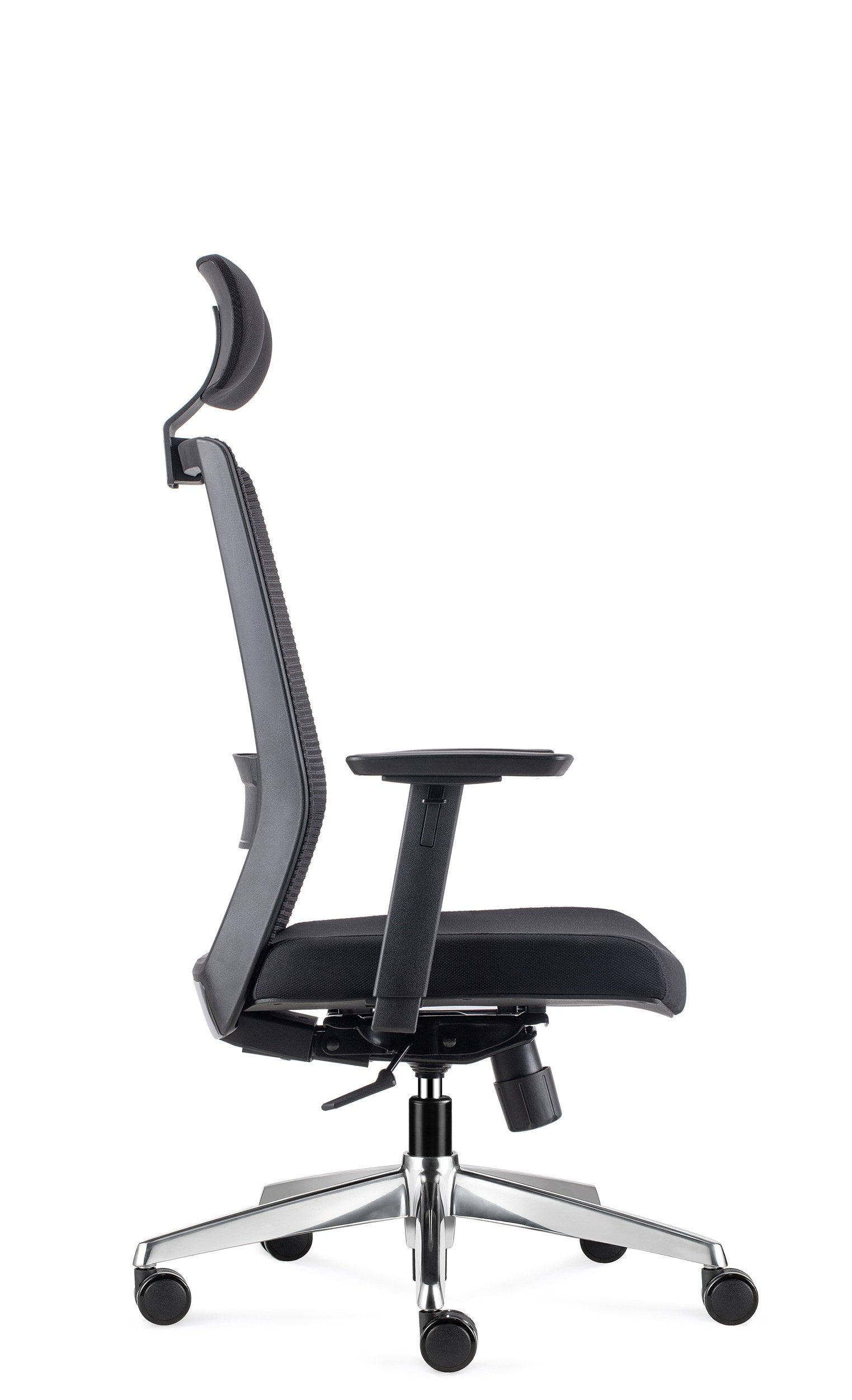 Polo - Executive Mesh Chair - Black Side - Office R Us