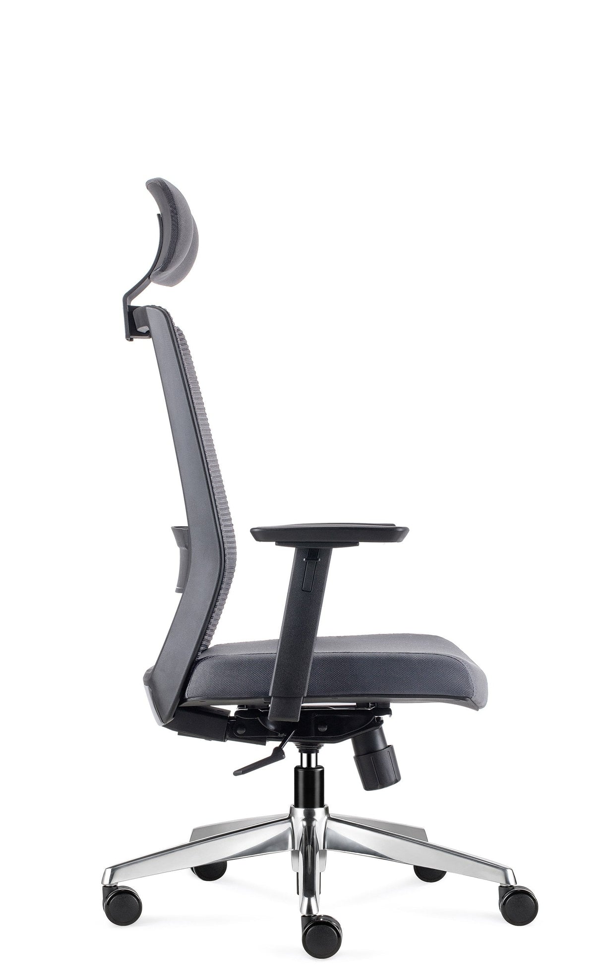 Polo - Executive Mesh Chair - Grey Side - Office R Us