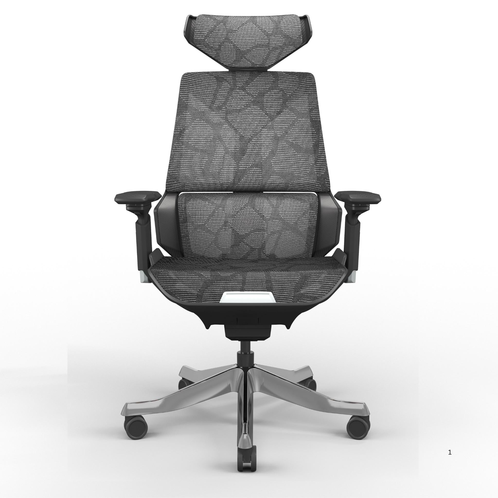 BLS-001A - Aluminium Base - Gaming Mesh Chair