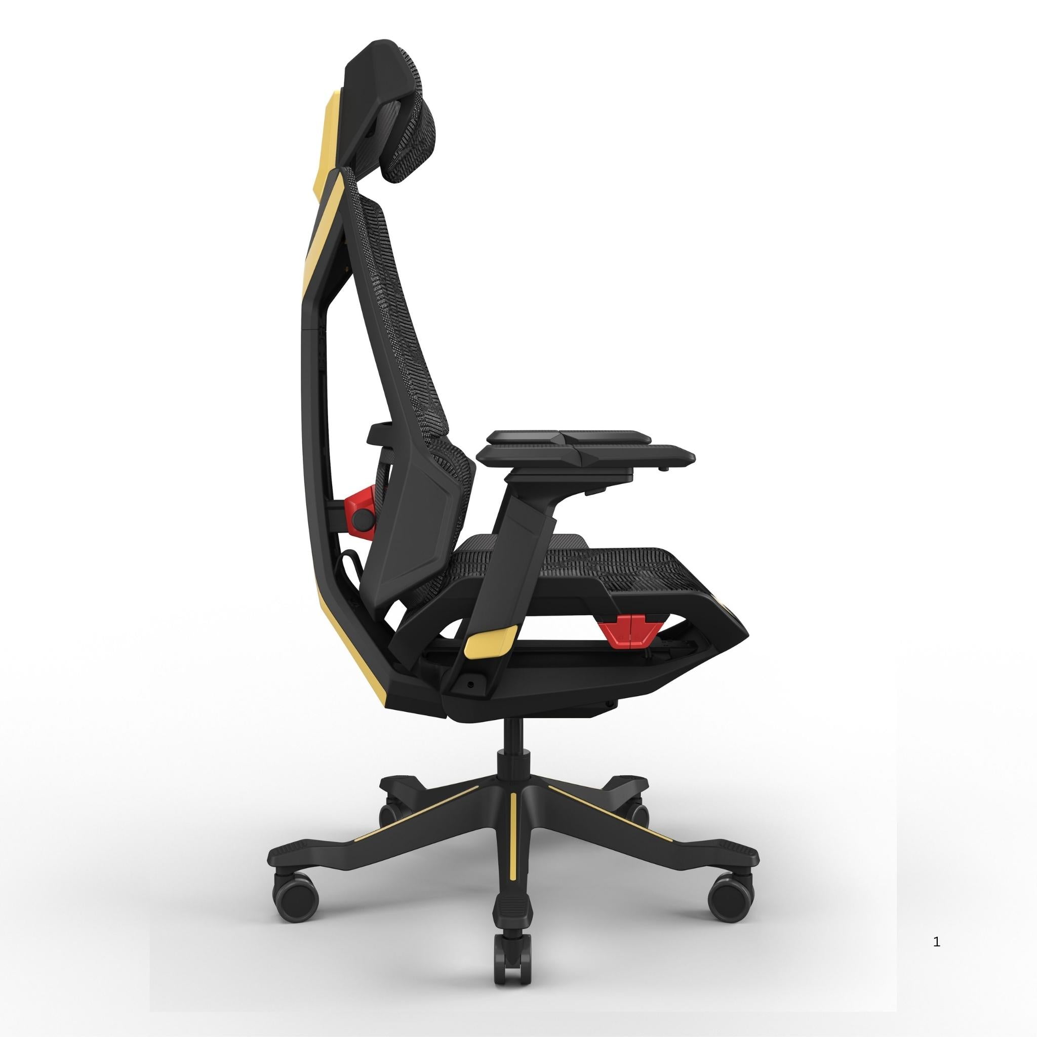 BLS-001A - Nylon Base - Gaming Mesh Chair