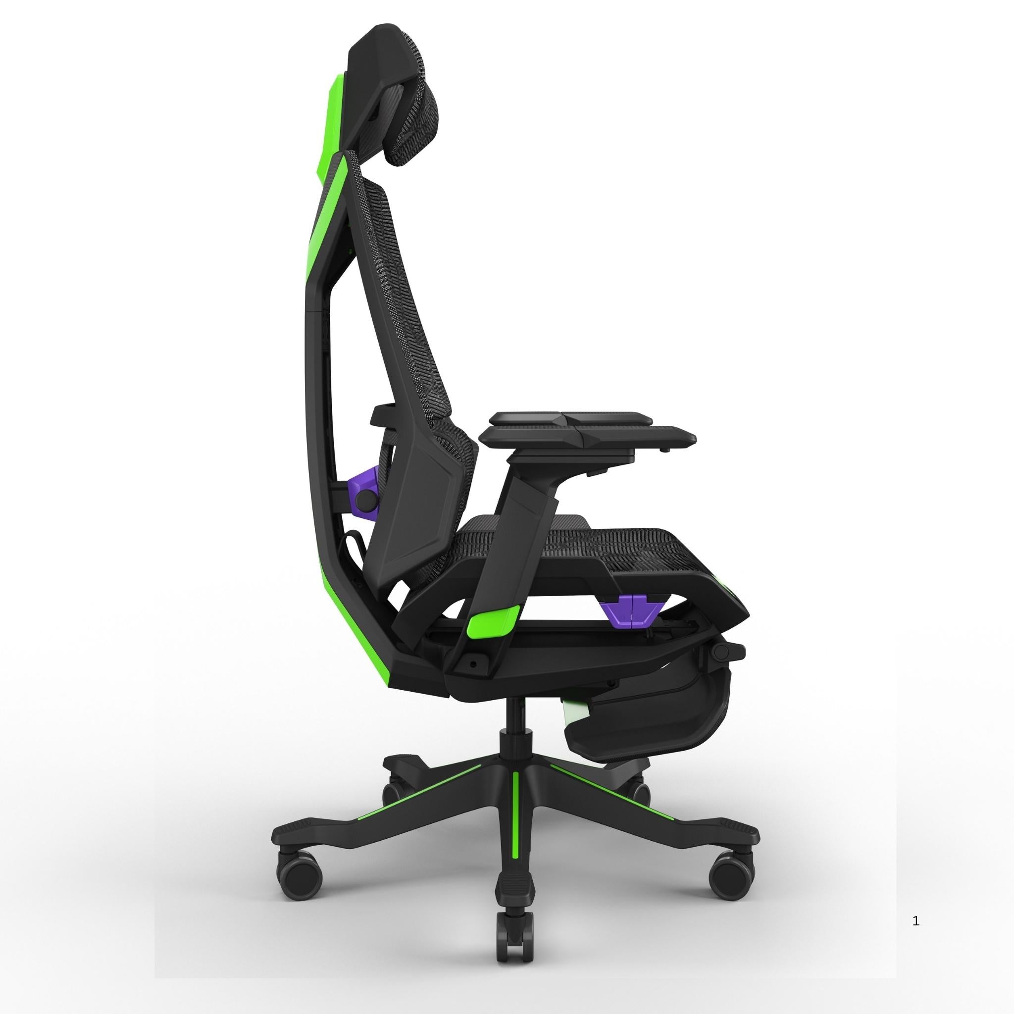 BLS-001A - Nylon Base - Gaming Mesh Chair