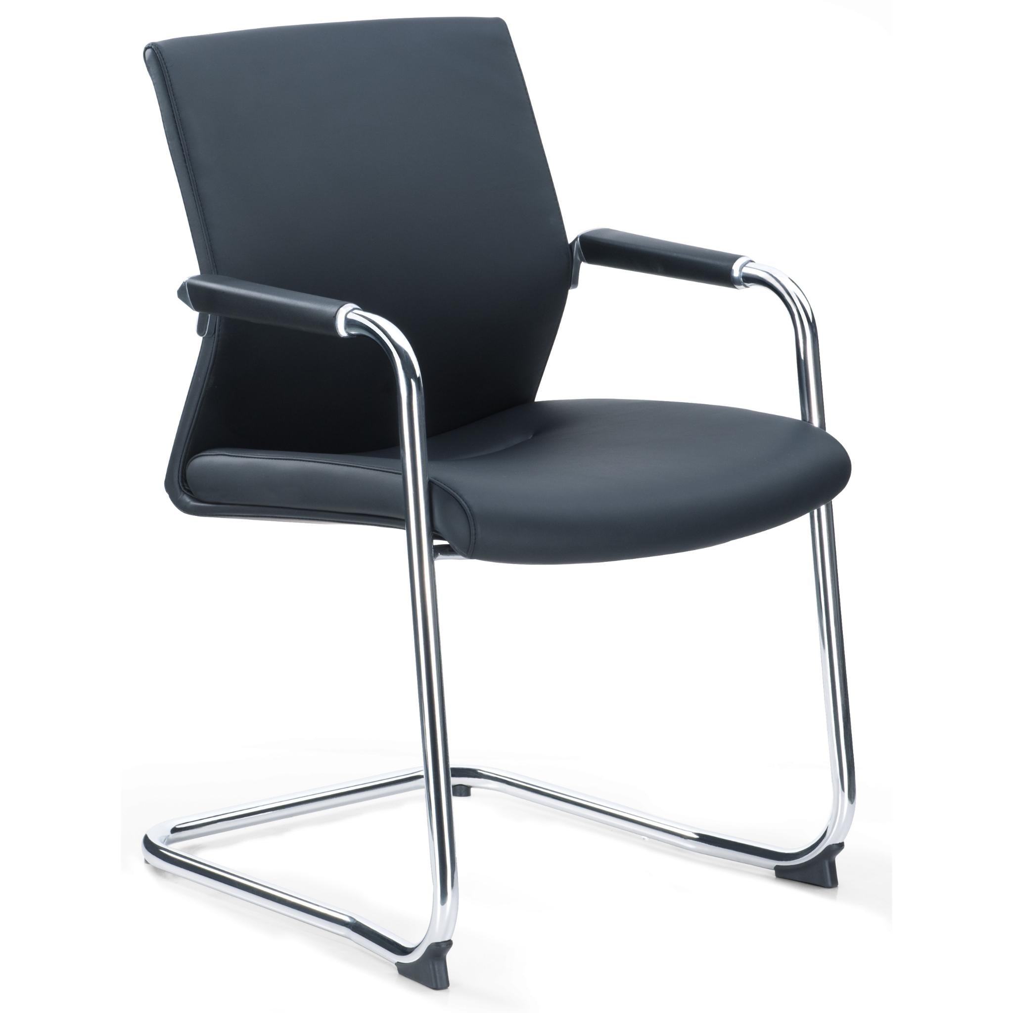 CH-319C - PU Leather Visitors Chair