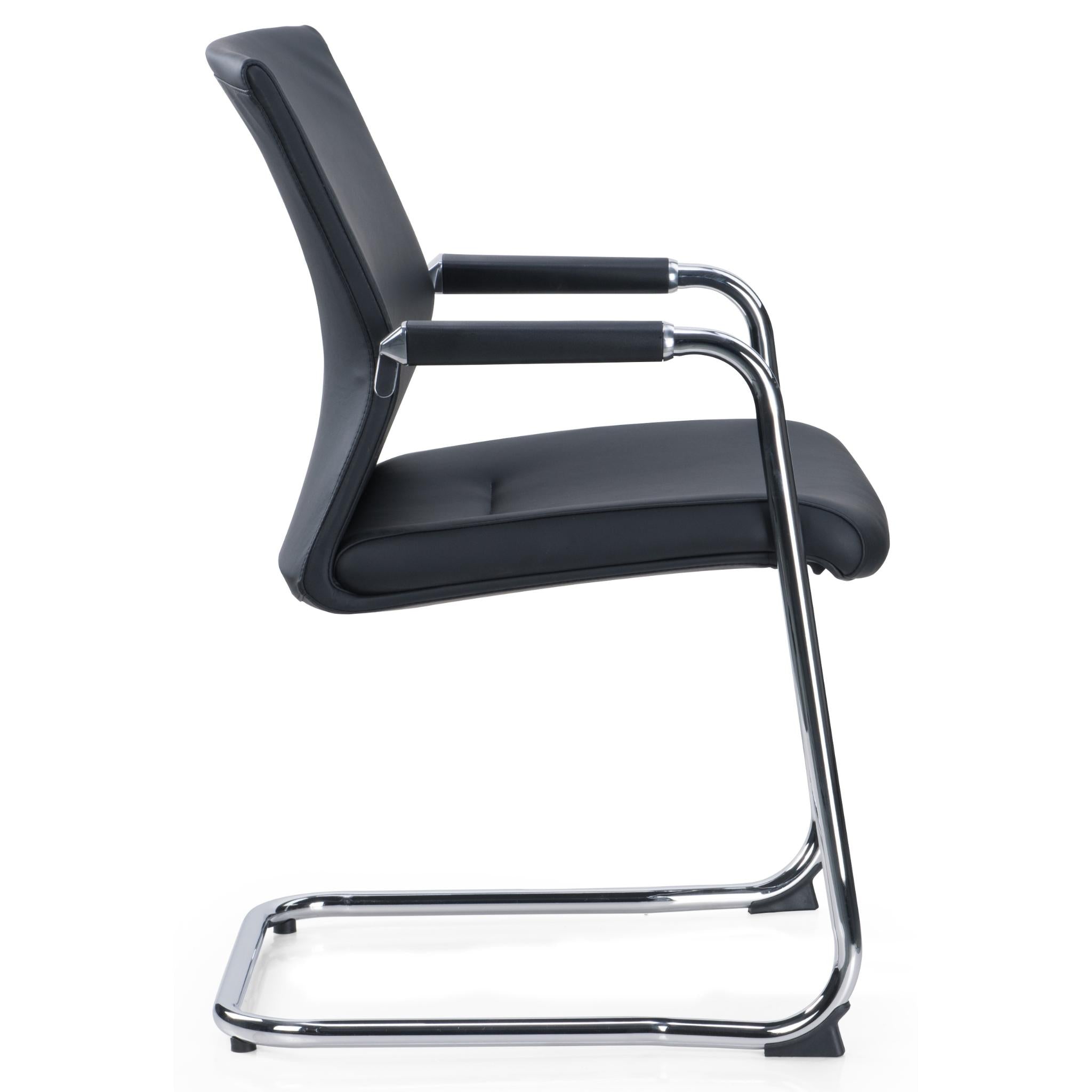 CH-319C - PU Leather Visitors Chair