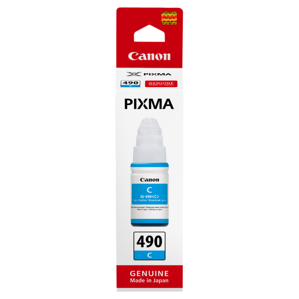 Canon Ink Bottle GI 490 Cyan