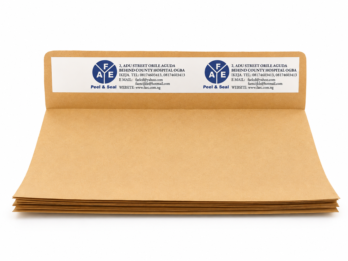 Cattleaxe Manila Brown Envelopes 4.3 X 8.7