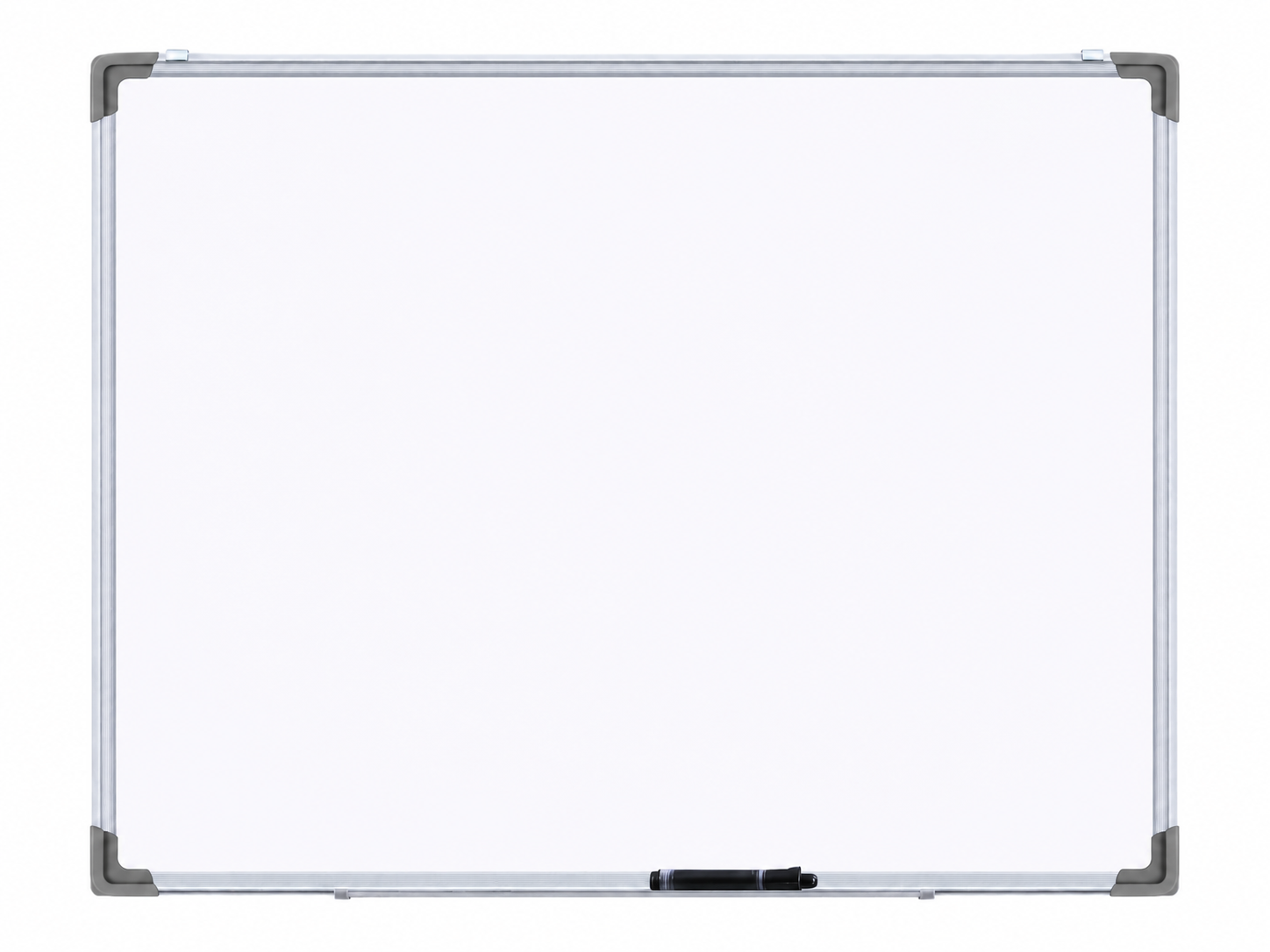 120 x 90cm Magnetic Whiteboard with Aluminium Frame