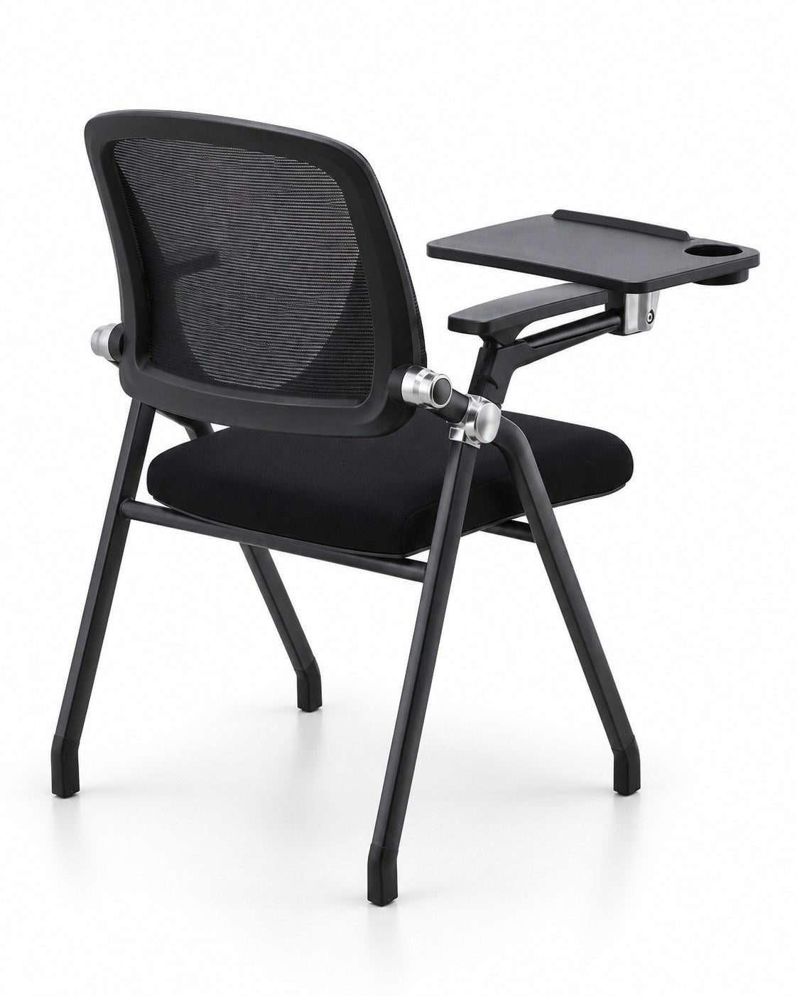 DY-A06 - Folding Training Chair with Writing Pad - Rear Angle - Office R Us