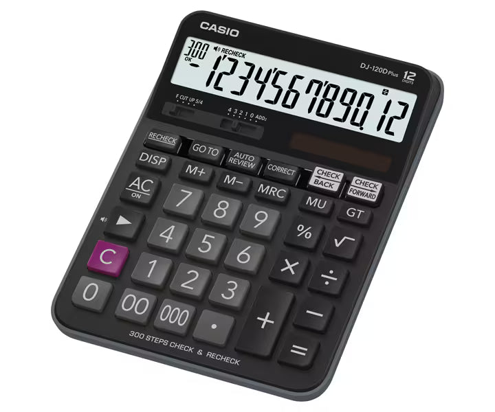 Casio DJ-120D Plus Check & Recheck Calculator (300 Steps)