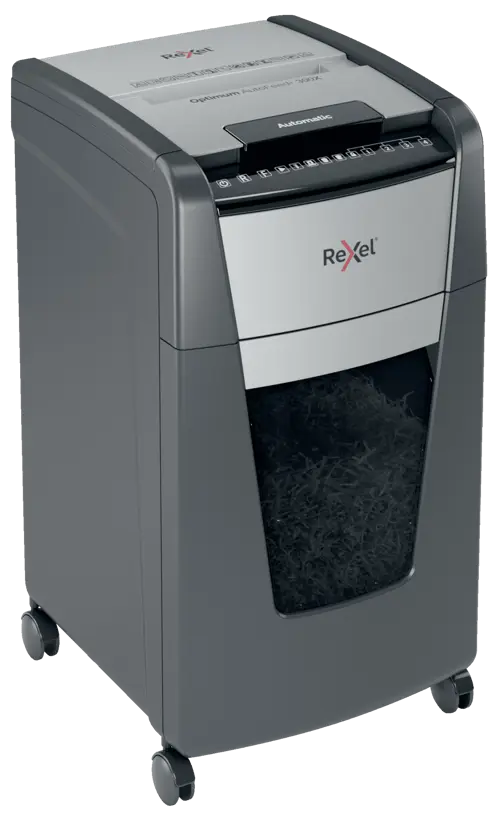 Rexel Optimum AutoFeed+ 300X Automatic Cross Cut Paper Shredder