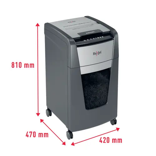 Rexel Optimum AutoFeed+ 225X Automatic Cross Cut Paper Shredder