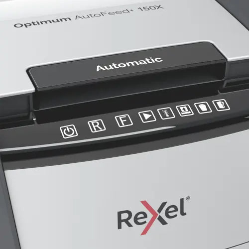 Rexel Optimum AutoFeed+ 150X Automatic Cross Cut Paper Shredder