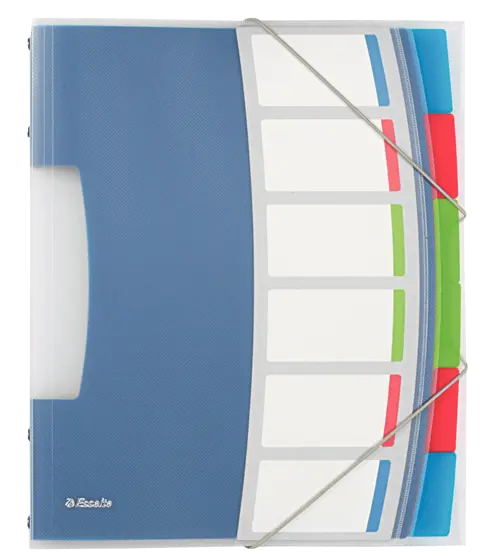 Esselte Divider Book 6 Part Vivida