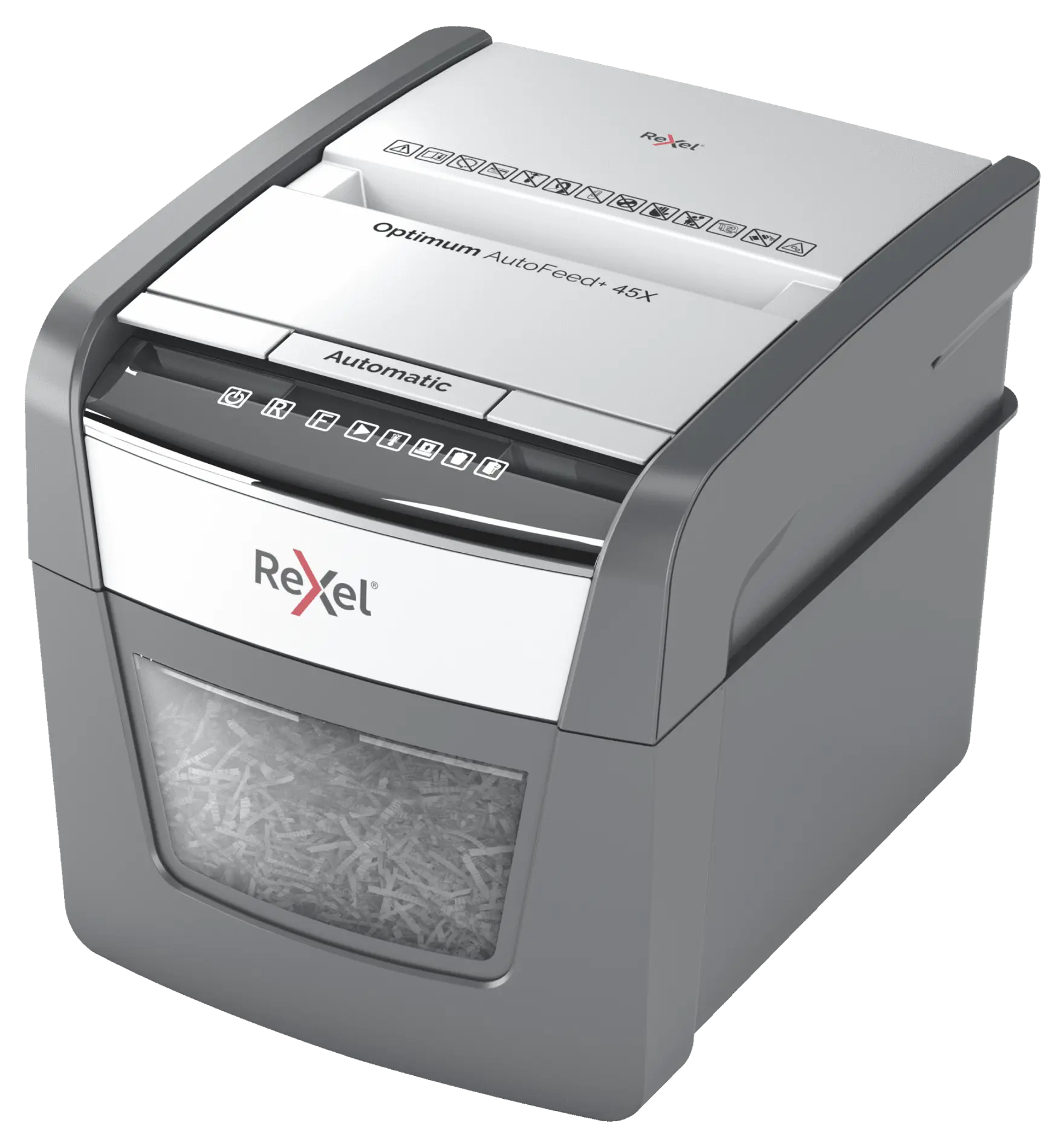 Rexel Optimum AutoFeed 45X Automatic Cross Cut Paper Shredder