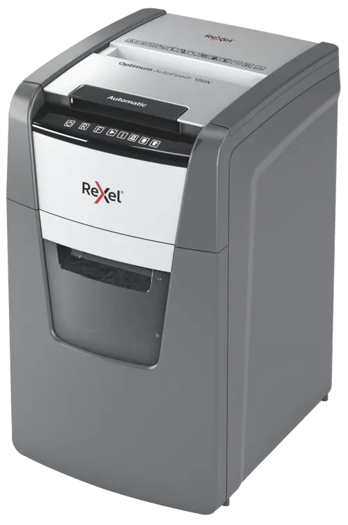 Rexel Optimum AutoFeed+ 150X Automatic Cross Cut Paper Shredder