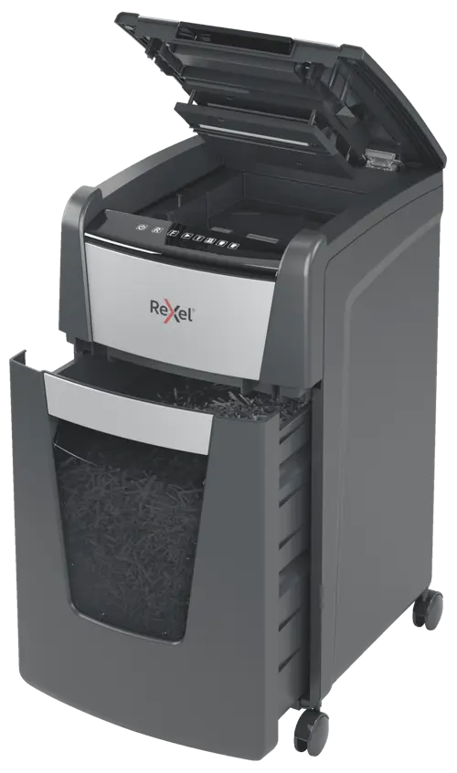 Rexel Optimum AutoFeed+ 225X Automatic Cross Cut Paper Shredder