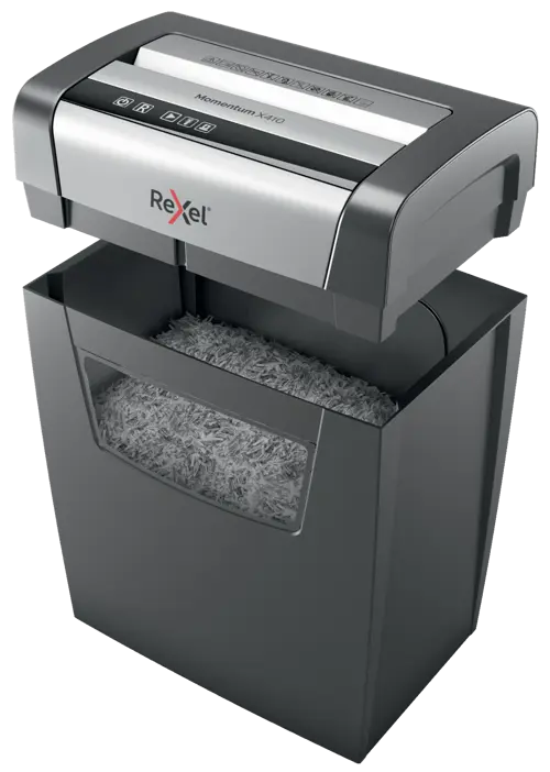 Rexel Momentum X410 Cross Cut Paper Shredder