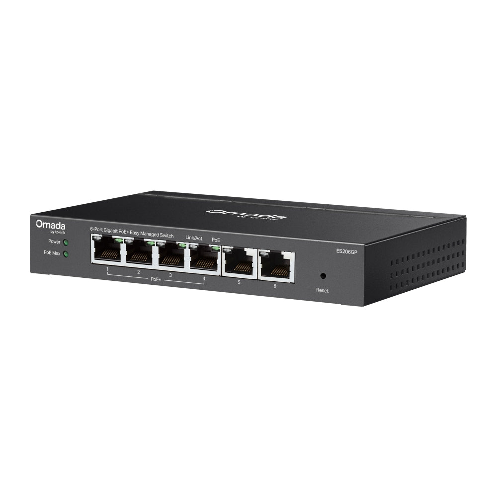 TP-Link ES206GP Omada 6-Port Gigabit PoE+ Switch - Image 3 - Office R Us