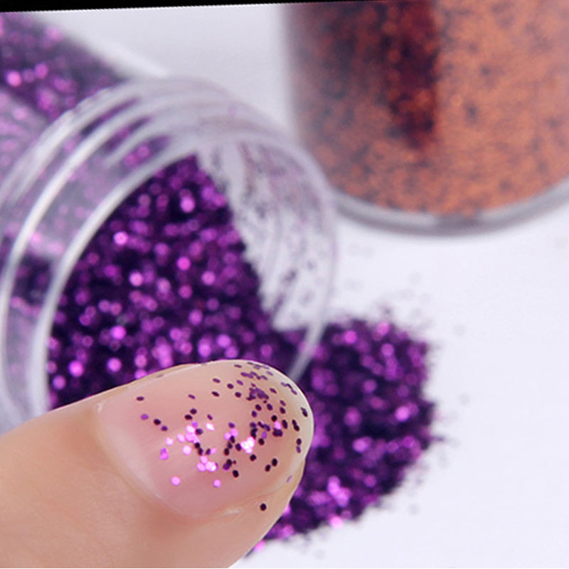 Cosmetic Glitter Powder Shakers 10.7g – Set of 12 Colors